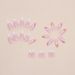 Nails Art & Tools White French Colorful Flower From Simple Almond Armor Cute Sweet Girl Ins Style Round Head False Nail Nail Nail Pieces_viptrois.com