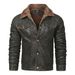 New Winter Plush Collar Jacket, Fur Integrated Coat, Loose Men's Clothing_viptrois.com