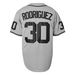 Men's outdoor wear gray No. 30 baseball shirt embroidered jersey jacket_viptrois.com