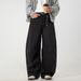 Men's Clothing Retro Pleated Structure Machete Overalls Men's Autumn New Silhouette Trendy Casual Pants Loose Straight Long Pants_viptrois.com