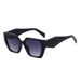 Women's Glasses Fashion Cat Eye Wide Temple Sunglasses Female Sense Ins Sunglasses Anti Ultraviolet_viptrois.com