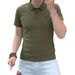 Men's Pique Polo Shirt With Embroidered Logo | Classic Cotton Comfort | Versatile Casual & Smart Casual Top_viptrois.com