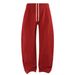 Men's Heavyweight Fleece-Lined Jogger Pants - Oversized Streetwear Sweatpants With Curved Hem, No Logo Minimalist Design For Winter (8 Colors)_viptrois.com