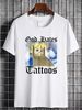 NEW! God Hates Tattoos T-Shirt Designer Clothes Streetwear Top For Everyday Wear Soft Versatile Graphic Stylish Slightly Fashion Breathable Unisex_viptrois.com