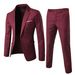 Cross Border Foreign Trade Men's Suits European And American Casual Suits And Trousers Two Piece Wedding Dinner Suit Jacket Men_viptrois.com