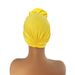 Muslim hat Solid color flower set headscarf hat fashion selling all match bao hat chemotherapy_viptrois.com