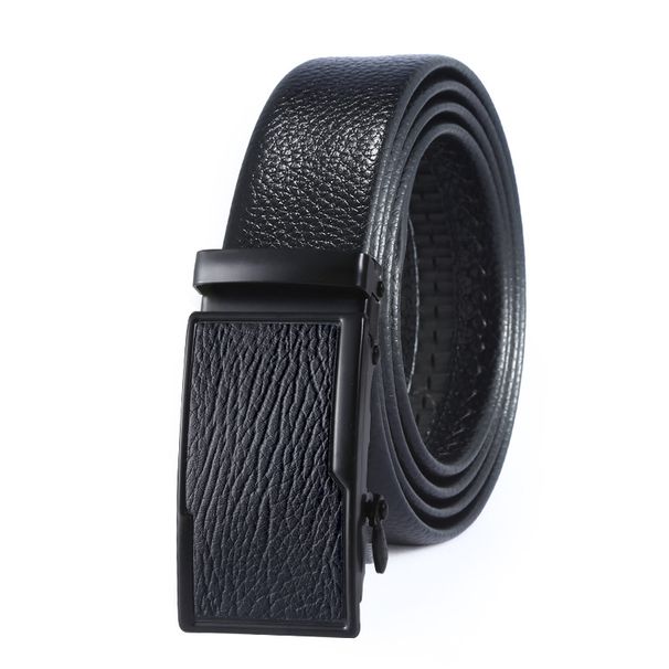 Men's Belts Men's PU Leather Microfiber Automatic Buckle Belt Casual Business Belt Night Market Stall Goods_viptrois.com