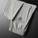 Men's Clothing Trousers Summer Casual Ice Silk Trousers Men's Elastic Business Trousers Youth Breathable Thin Air Conditioning Trousers_viptrois.com