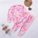 Mother&Kids Girls' pink tie dye zipper tracksuit children's coat children's wear_viptrois.com
