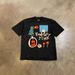 Heavyweight 250g Pure Cotton Dinosaur Print Harajuku Style Men's T-Shirt Oversized Trendy Loose Short Sleeved Top_viptrois.com