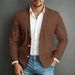Men's Clothing New European And American Men's Casual Suits For Foreign Trade Waffle Fashion Solid Color Single Breasted Three Button Suit_viptrois.com