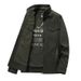 Men’s Lightweight Cotton Jacket – Breathable Stand Collar Zip-Up (Khaki/Olive/White/Black, M-6XL, Relaxed Fit, Travel-Ready)_viptrois.com