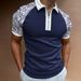 2025 Summer New Fashionable Casual Solid Color T-shirt Short Sleeve Polo MB13_viptrois.com