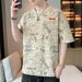 Men's Summer Ice Silk Thin Section Large Size Short-sleeved T-shirt Loose Fashion Casual Tops_viptrois.com