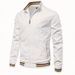 Men's Clothing casual jacket men's spring and autumn sports solid color men's jacket men's_viptrois.com
