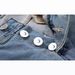 Loom Loom Cross-Border New Style Foreign Trade Fashion Trendy Distressed Retro Straight Slim Fit Button Men's European And_viptrois.com