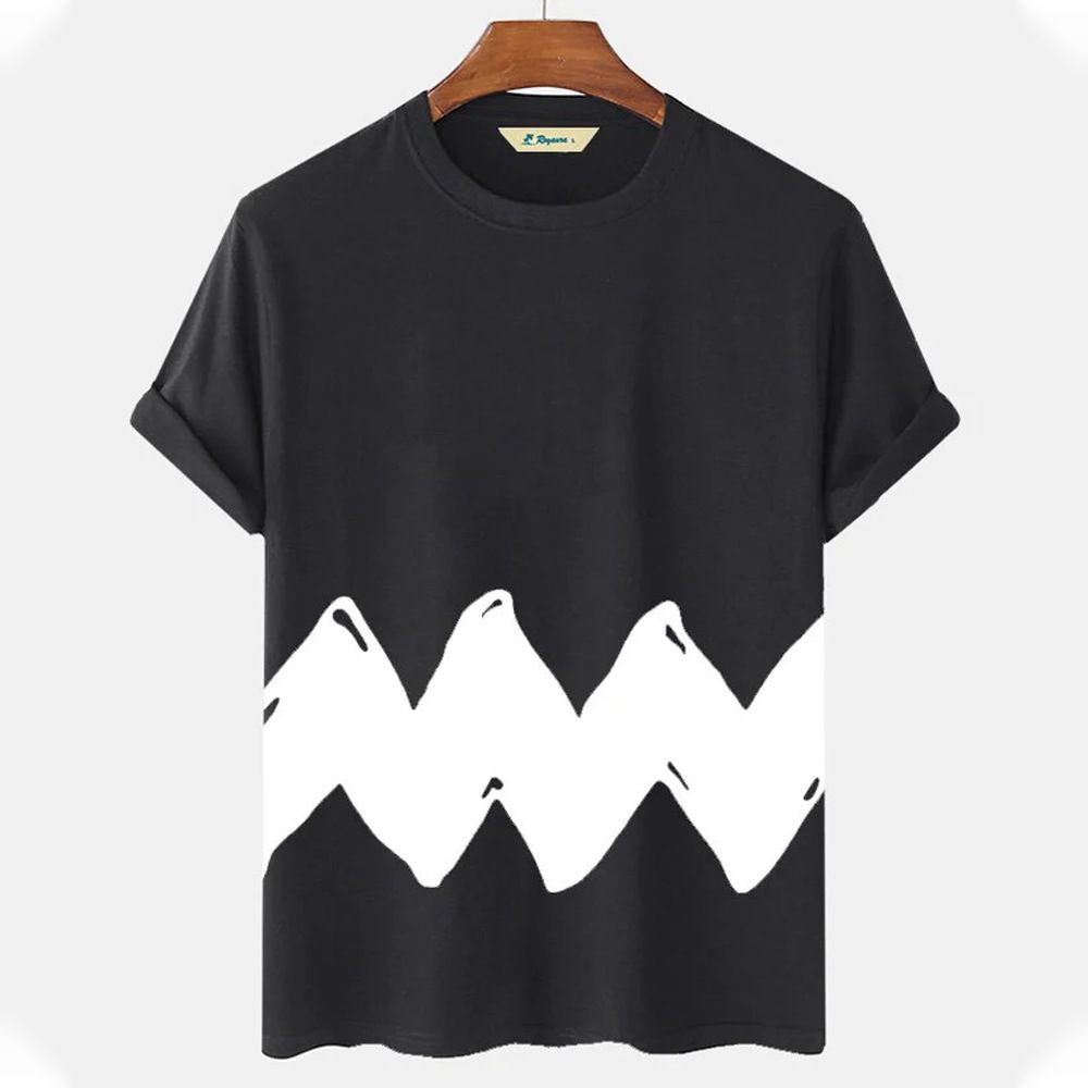 Men's Clothing Summer New Casual Men's Wear 3d Effect Color Short Sleeved Fashionable Round Neck Men's T Shirt_viptrois.com
