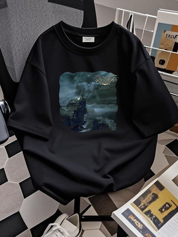 Vintage Arkona T Shirt Pagan Folk Black Metal Stylish Designer Clothes Homme Slightly Top For Everyday Wear Summer Graphic Unisex Comfortable_viptrois.com