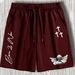Unisex Casual Shorts Trendy Summer Street Style Loose Fit Angel Cross Print Men's Clothing Bottoms_viptrois.com