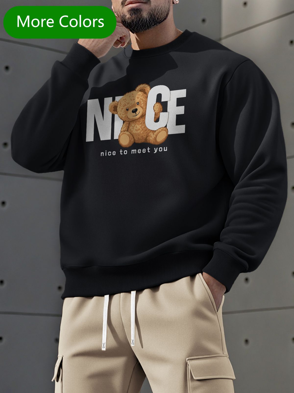 Autumn And Winter Men's Top Sweatshirt Loose And Comfortable Warm And Hooded Sweatshirt Men's Clothing_viptrois.com