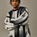 Gradient Striped Sweater, Thickened Loose Round Neck Knitted Sweater, Sweater Jacket_viptrois.com
