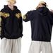 New Arm Print National Trend Treasure Boy Pullover Sweatshirt Street Loose Hoodie Hot Sale_viptrois.com
