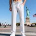 Men's Casual Straight Leg Pants - Lightweight Polyester Comfort Fit Trousers For Everyday Wear, Oversize Style, Multiple Colors (S-XXXL)_viptrois.com