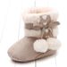 Winter warm foreign trade baby shoes toddler shoes bow plush baby toddler shoes MR0651_viptrois.com