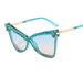 Cat's Eye Diamond Ladies' European And American Personality Sunglasses T Shaped Decorative Sunglasses Cross Border Hot Selling Sunglasses_viptrois.com