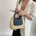 Women's Handle Bags Large-capacity Women's Bag, Retro Patchwork Straw Woven Bag, Hand-woven Bag, Simple And Fashionable Single-shoulder Handbag_viptrois.com