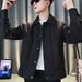 Autumn New Style Turn-Down Collar Men's High-End Trendy Versatile Jacket Fashion Casual Youth Simple Top Trend_viptrois.com