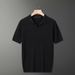Men's Slim-Fit Short-Sleeve Polo Shirt – Breathable Knit Casual Top (M-XXXL, White/Khaki/Black/Green)_viptrois.com