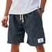 Men's 100% Cotton Casual Shorts - Breathable Summer Lounge & Beach Shorts With Comfort Fit (Multiple Colors & Sizes)_viptrois.com