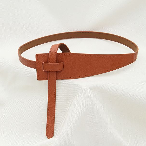 New Jacket Belt, Minimalist Style Belt, Women's Irregular Button Windbreaker, Knotted Suit, Waistband, Wide Belt, Waistband_viptrois.com