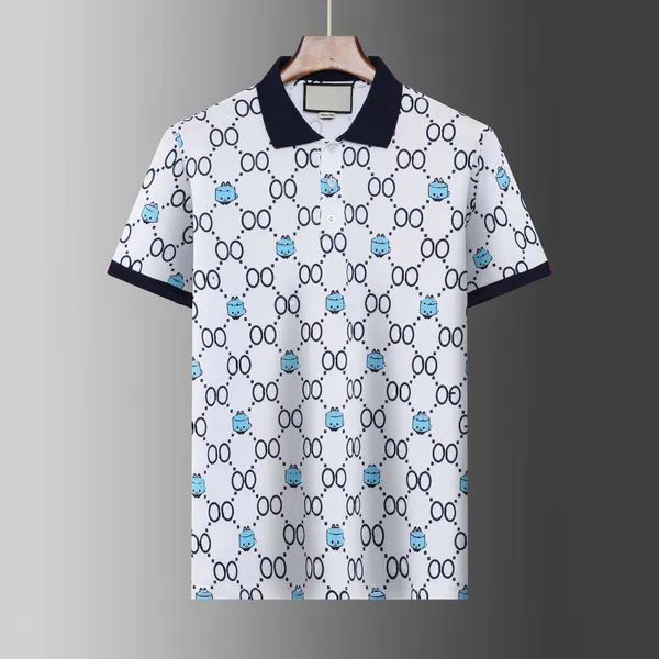 Summer Mens Polos Shirt Designer T Shirts GU Polo Man Luxur brand Tops With Stripe Neck Tshirts Unisex Streewears Short_viptrois.com