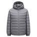 Men’s Lightweight Down Jacket – Warm Winter Coat With Detachable Hood, Slim Fit & Stylish For Cold Weather_viptrois.com