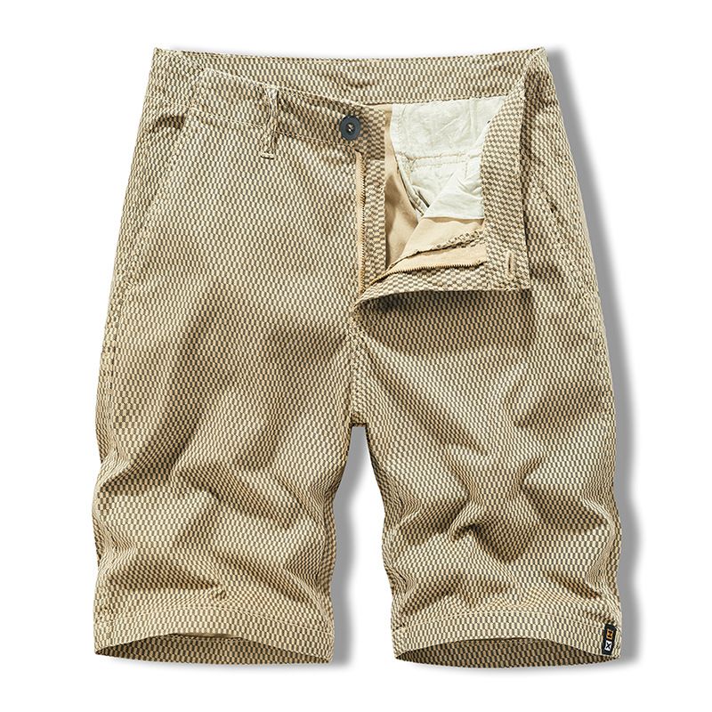 Men's Clothing Men's Casual Shorts Summer Japanese Style Overalls Versatile Beach Pants Men's Shorts Washed Overalls Men's Trendy Brand_viptrois.com