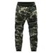 Men's Camouflage Cargo Jogger Pants - Fleece Lined, Washed Cotton, Slim Fit, Casual Streetwear For Winter_viptrois.com