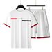 Men's Clothing New Men's High Quality Sports Two Piece Suit 3D Digital Printing T Shirt Round Neck Short Sleeve Shorts Suit_viptrois.com