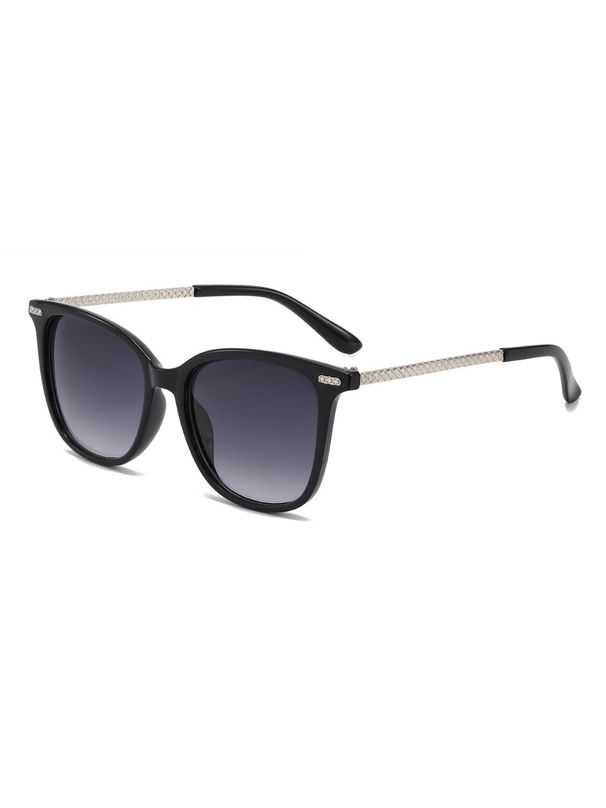 New Style Metal Twist Style High Definition Women's Sunglasses Outdoor Travel Street Shooting Essential Single Item Sunglasses T1382_viptrois.com
