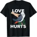 Love Hurts African Grey Parrot Biting Funny Gift T-Shirt Mens Womens Tees Top_viptrois.com