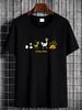Ovolution FUNNY T-SHIRT Chicken Evolution Joke Party Xmas Christmas Gift T-shirt Top Stylish Soft Top For Everyday Wear Summer Stretched_viptrois.com