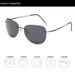 Polarized Sunglasses Titanium Silhouette Light Brand Designer Frameless Men's Glasses-_viptrois.com