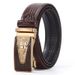 VOOTHOST Men's Leather Belts Cowhide Leather Belt High Quality Fashion Crocodile Automatic Buckle Casual Business Belt F0015_viptrois.com
