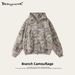Men's Street Style Chic Winter Camouflage 3D Print Hoodie Zip up Sweatshirt Trendy European And American Design_viptrois.com