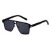 Stylish Square-framed Vintage High-grade Sunglasses For Men_viptrois.com