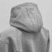 Grey Hooded Zipper Sweatshirt Men's Spring And Autumn Trendy Brand Loose Cardigan Top Jacket_viptrois.com