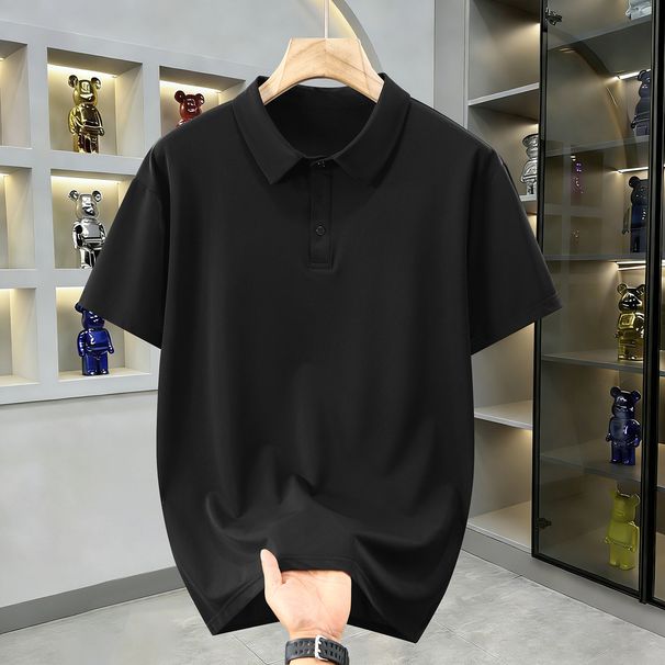 2026 ,180kg Extra Large Size Short-sleeve Polo Shirt Men, Summer Plus Size, Loose Fit, Casual Half-sleeve T-shirt For Big And_viptrois.com