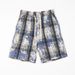 Men's Style Casual Tie Dye Plaid Shorts Summer Thin Loose Sports Capri Pants Trendy Fashionable Beach Wear_viptrois.com