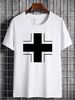 Beam Cross T-shirt OLIV, Bundeswehr, Identification, Tanks, Army, Iron Cross WW2 WH Versatile Soft Designer Clothes Streetwear Comfortable Homme_viptrois.com